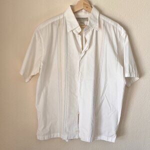 Banana Republic White Casual Button Down Shirt